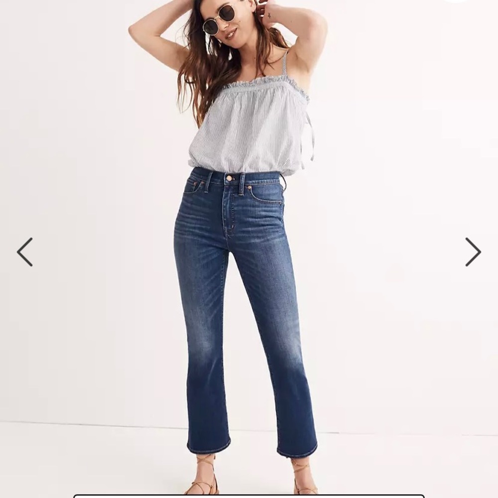 Madewell Cali Demi-Boot Jeans in Danny Wash TENCEL